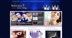 Desktop Screenshot of nuochoahanghieu.com
